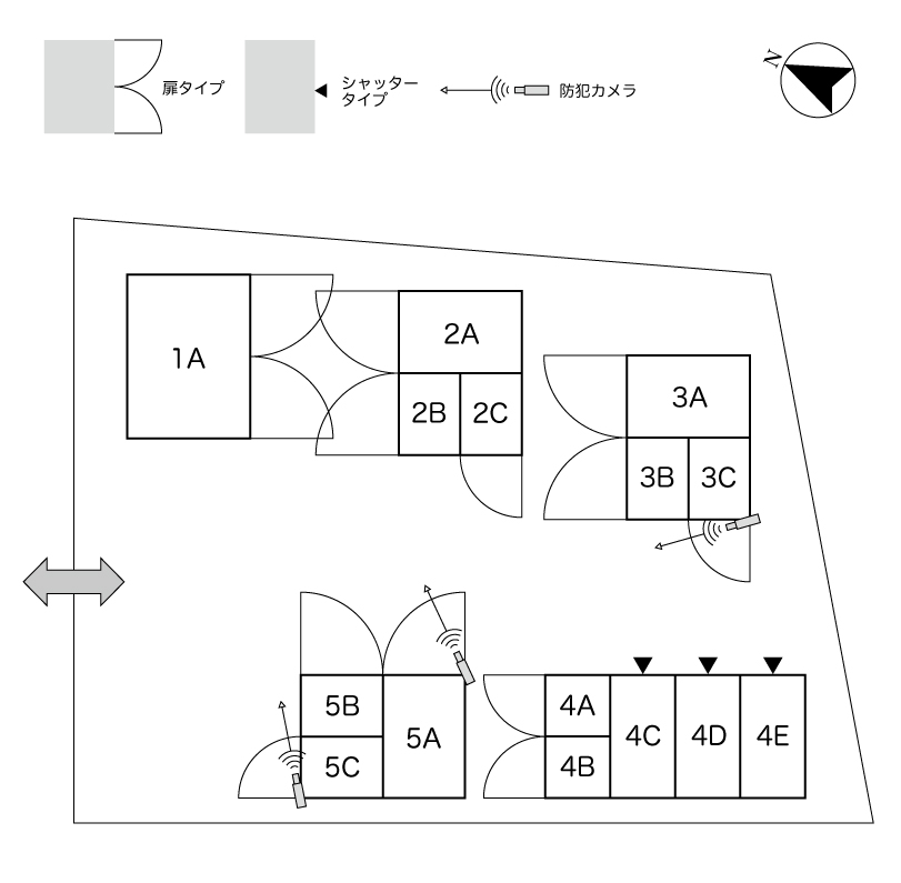 No.125 北見田コンテナ 間取り図