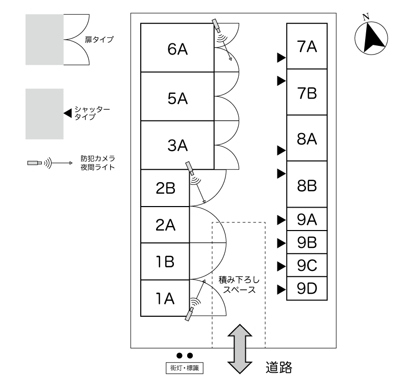 No.206 松降二丁目コンテナ 間取り図