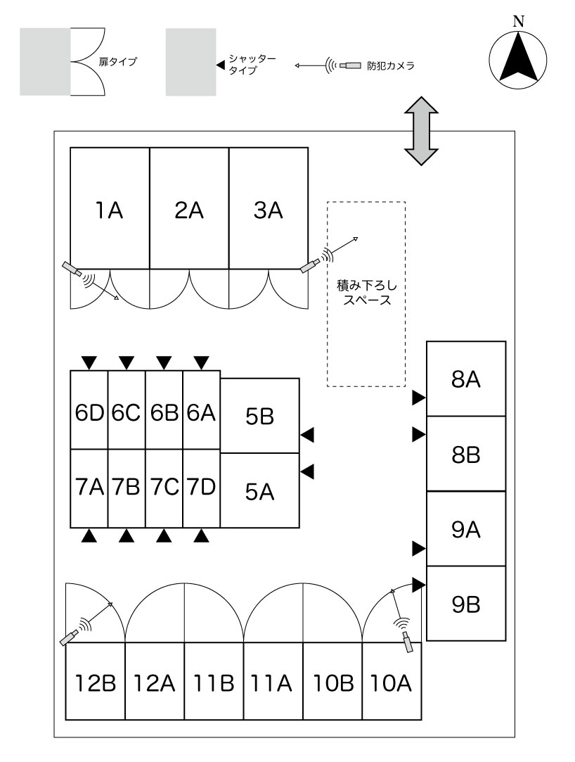 No.208 赤見二丁目コンテナ 間取り図