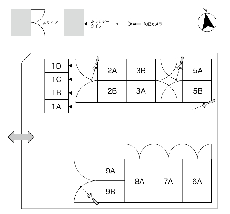 No.220 一ツ木町六丁目コンテナ 間取り図