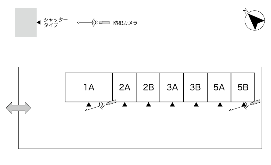 No.246 八田町五丁目コンテナ 間取り図