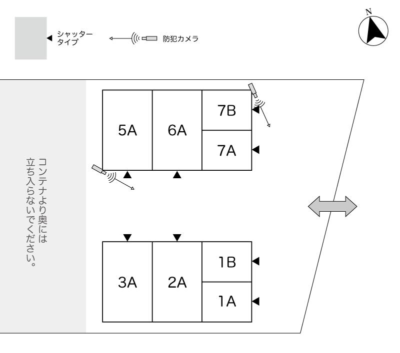 No.256 江西町二丁目コンテナ 間取り図