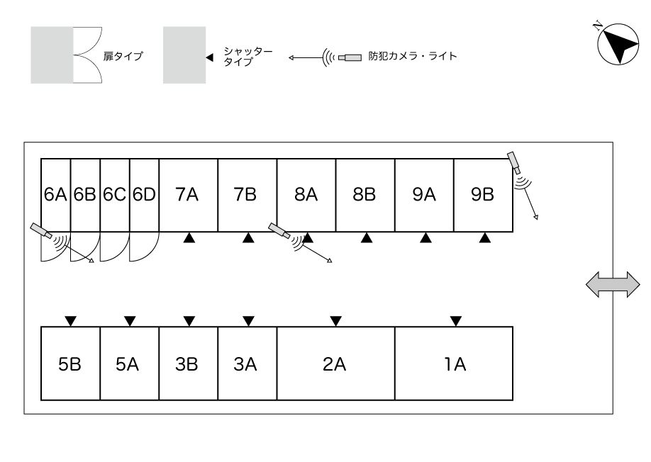 No.251 常普請三丁目コンテナ 間取り図