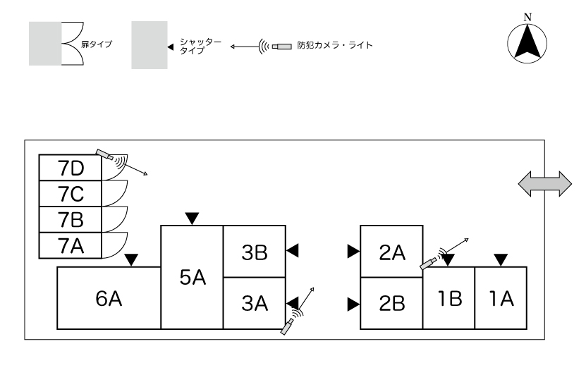 No.264 八社二丁目コンテナ 間取り図