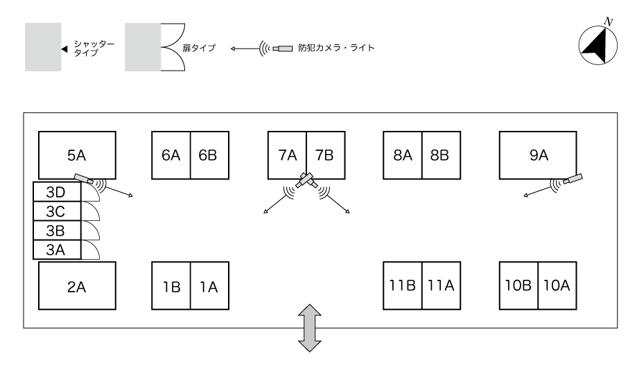 No.268 六名新町コンテナ 間取り図