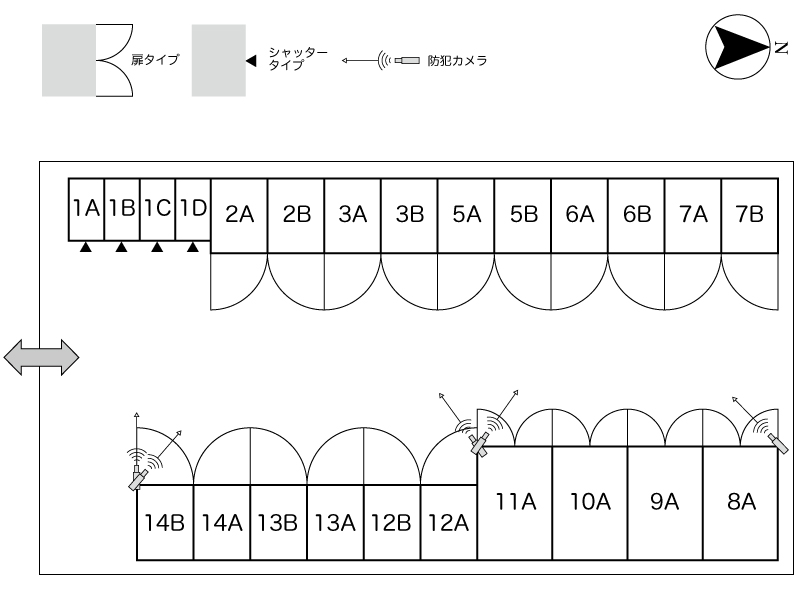 No.271 蟹江町錦一丁目コンテナ 間取り図