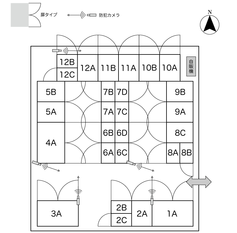 No.51 宝神コンテナ 間取り図