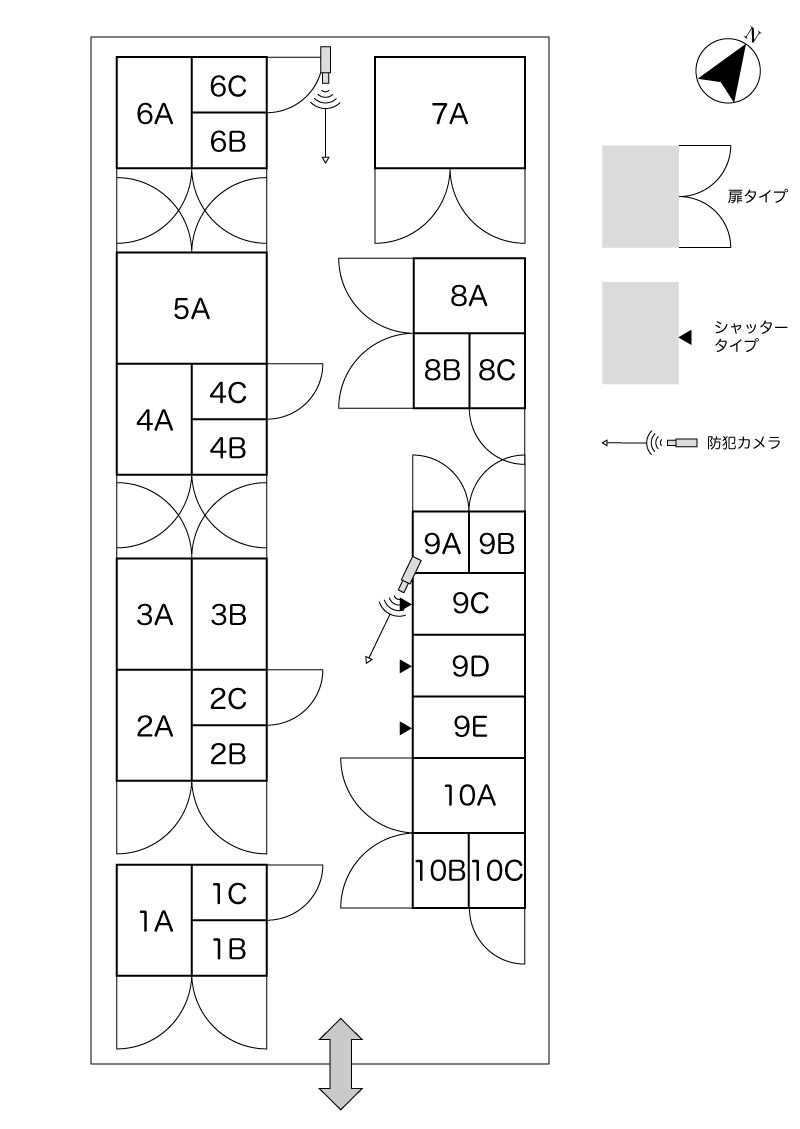 No.83 島田公園コンテナ 間取り図