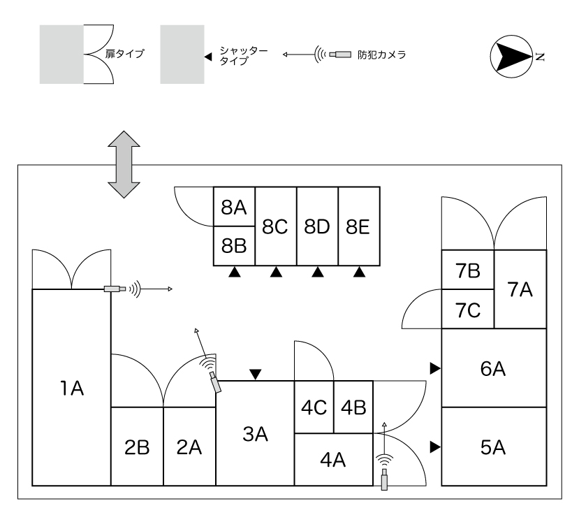 No.115 東春田コンテナ 間取り図